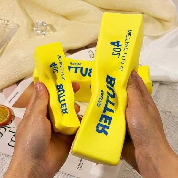 Butter Squishy 866in Stick Jumbo Squeeze Toys Soft Slow Rebound Chees Stick Funny Prank Fidget Toy Stress Anxiety Relief Game M260611
