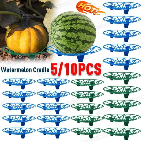 5/10Pcs Watermelon Stand Fruit Stand Support Basket Frame Vegetables Plant Tray Rack Melon Squash Pumpkin Protective Holder 260609