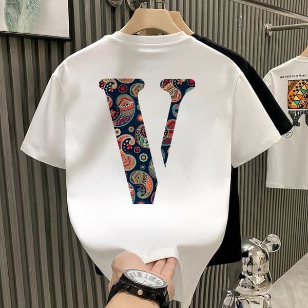 Summer Cotton Versatile Trendy Mens Short T-Shirt Crew Neck Casual Fashion Half Sleeve Tee Shirt Top Ins