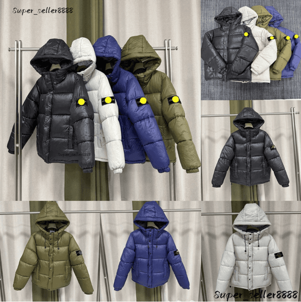 Luxury Stones Jacket Luxury Designer Men Puffer Jacket High Quty Zipper Windbreaker Topstoney Jackets Mens Womens Down Jackets Casual Parkas Hooded Coats Q260623