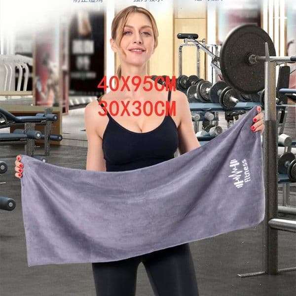 Thicken 40 * 95 cm microfiber gymnastics fitness quick dry cooling towel beach running body anti-skid movement sweat ddmythur