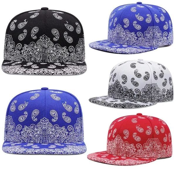 Fashion West Cashew Flower Printing Cap Outdoor Sun Men Woman Baseball Hat Adjustable 260604