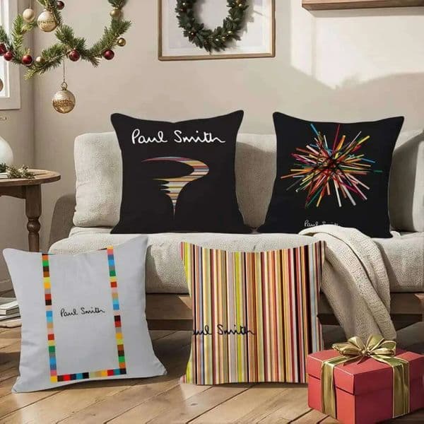 202 S-Smith-S Fashion perfume P-Paul-S Pillow Case Silky Short Plush With Invisible Zipper Dustproof Sofa Cushion Cover cologne For Home Decor Free Shipping 21