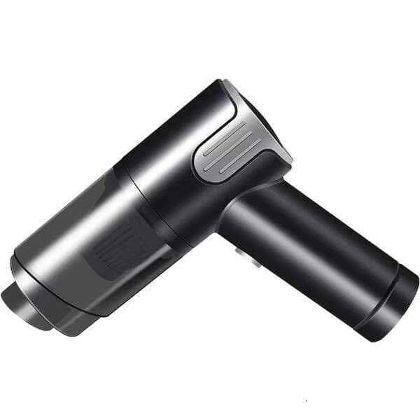 USB Rechargeable Car Wireless Silver Mini Desktop Vacuum Cleaner For Hotels, Lightweight Handheld Bagless