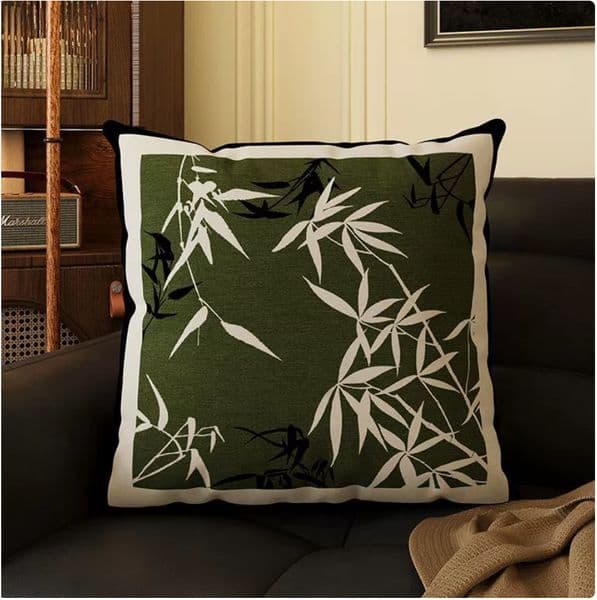 Black 45x45cm Nordic Minimalist Throw Pillow Cover, Cushion Cover Pillowcase for Living Room Couch Home Decor