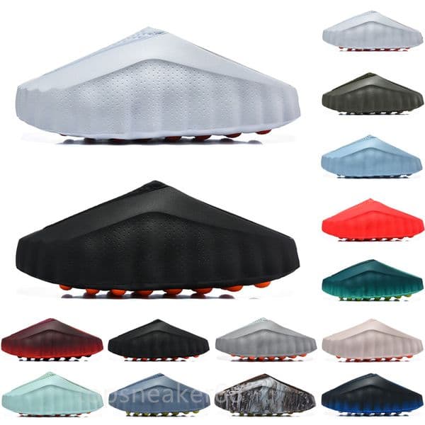 Slides Black Fragment Mind 001 Black Royal Lightning Slippers Green Teal Slipper Light Bone White Solar Red Smoke Grey Men Women