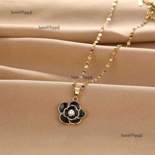 CC Necklace sweater long chain pearl necklace pendant jewelry for women party chan necklace 974