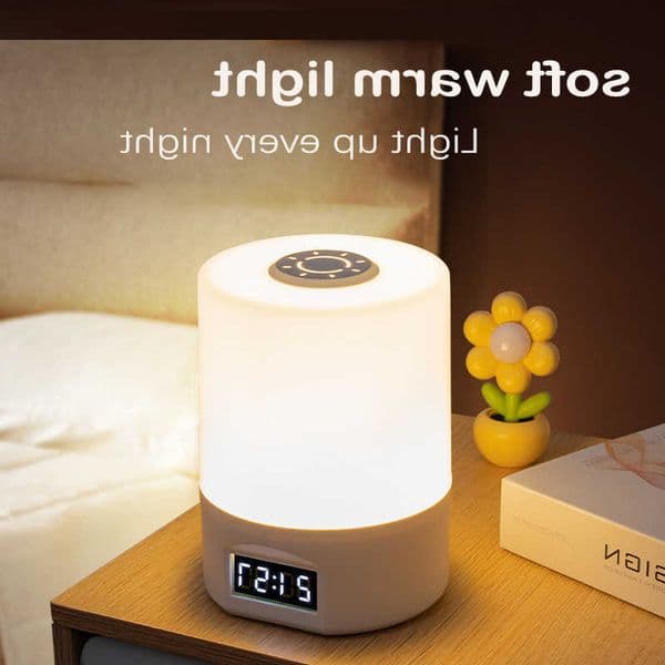 Three USB charging Night Light Dimming color tuning Eye Protection Touch Switch Time Display Student Bedroom Desktop Desk Lamp M260612