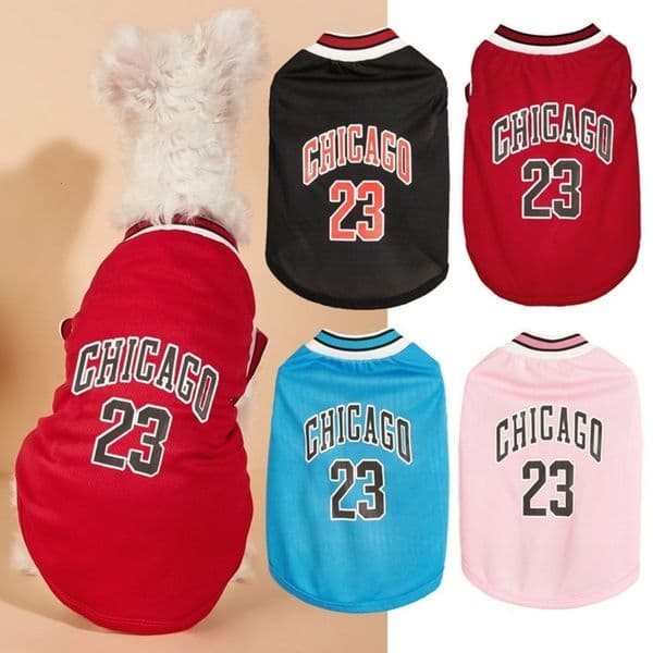 Pet Supplies Mesh Breathable Clothes Schnauzer dog cat Teddy Sport Large Dog Jersey Basketball Clothing Puppy T-Shirts Summer Cat Shirts Free Shipping Shippin 003