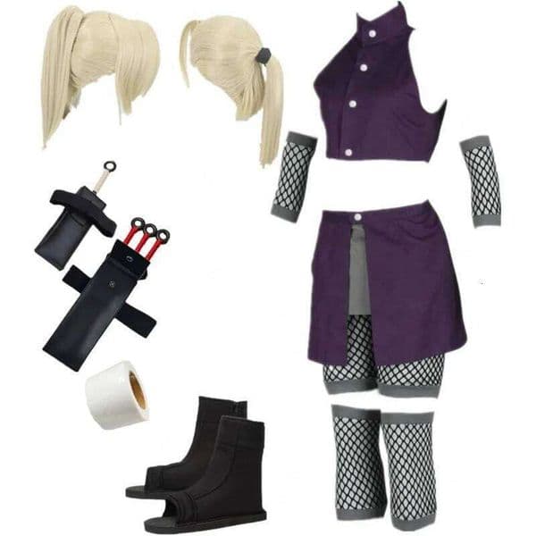 Cosplay US size Anime cosplay costume Purple Womens Halloween party suit