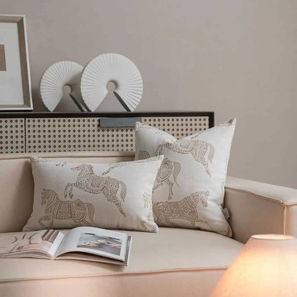 Luxury Geetric Jacquard Cushion Covers Premium Oatmeal Grey Modern Minimalist He Decor High-End Designer Throw low Cases J260612