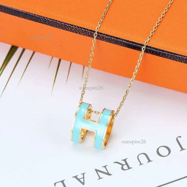 H Necklace for Classic Pendant women jewlery Necklaces Letter Necklace designer jewelry Ho 529