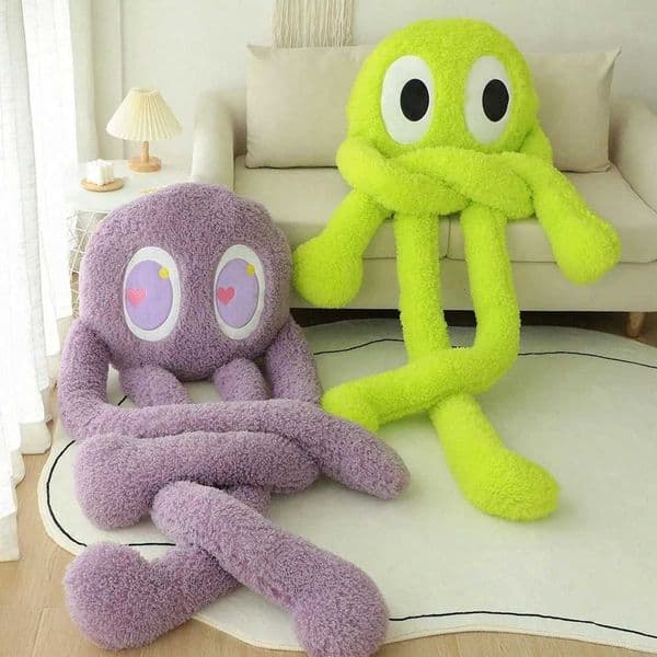 100cm nt Swag Ferry Green Alien Monster Plush Toys Cute Stuffed Long Arms Legs Octopus Throw low Anime Kaii Ro Decor J260612