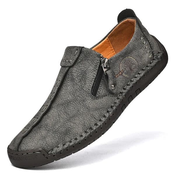 Comfortable Leather Men Shoes Casual Slip On Loafers Qlity Split Flats Moccasins Plus Size 260611