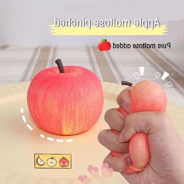 Maltose Slow Rebound Simulation Apple Pressure Ball Squeeze Whole Trick Relieve Stress Adult Vent Childrens toys Fidgeting toysR260612