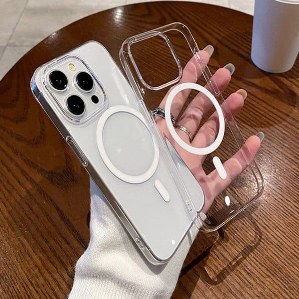 outdoor 2026 New Ultra Thin Clear Magnetic Case For Iphone 17Air Pro Max Magsafe Phone Cases Protective Back Hard Cover Anti Drop Free Shipping 32 264