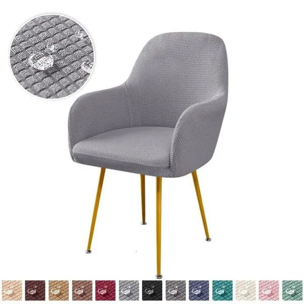 Knitted Jacquard CornGrain Pattern Chair Cover Waterproof NonSlip Armchair Slipcover Breathable WaterRepellent 260612