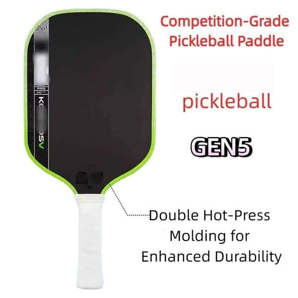 JOPLA Yupila V Pickleball Paddle, 5th Generation Carbon Fiber, Secondary Hot Pressing, Full Set 26Y0613