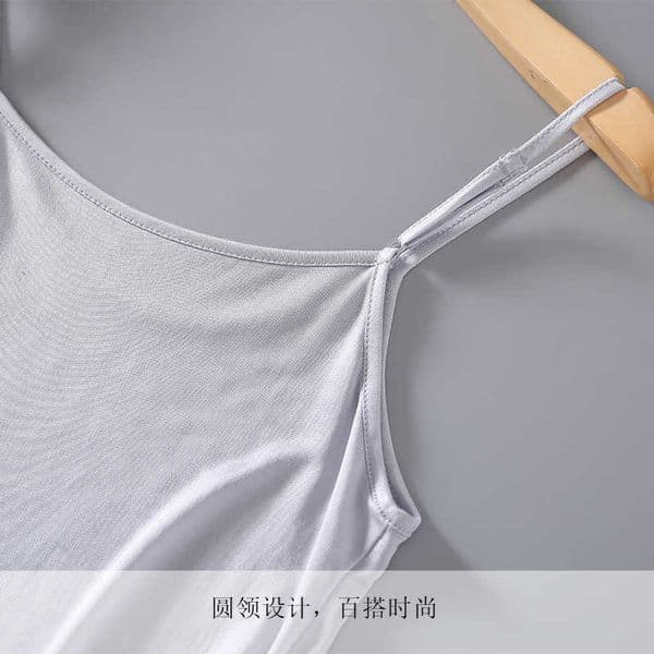 Summer Thin High-End Mulberry Silk Knitted Camisole Versatile Small Vest Adjustable Straps Base Shirt L260612