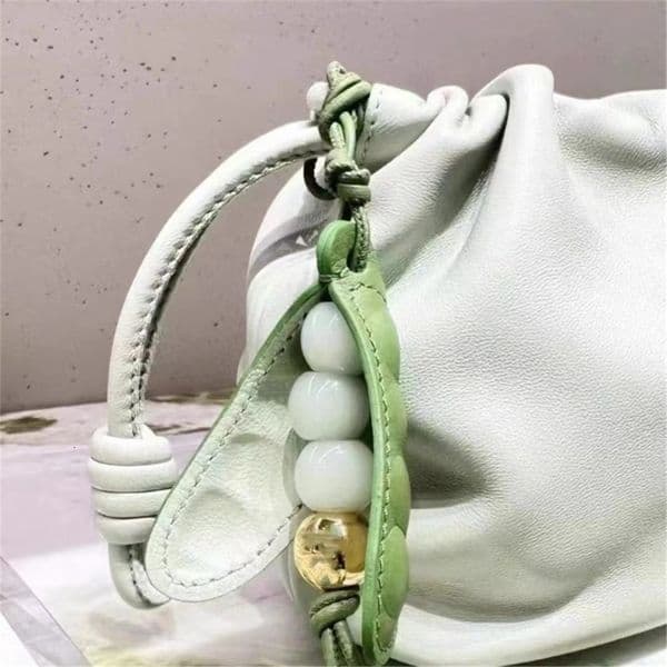 Fashionable Pea Charm Pendant Handmade Portable Keychain Trendy Accessory in Multiple Color Phones Bag Decoration 260612