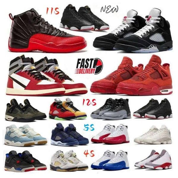 New 4 5 12 13 designer hot high Basketball Shoes Nigel Sylvester Brick by 4s Denim Worn Blue 5s s 13s mens shoes Trainers Sport Mens sneakers 36-47 with