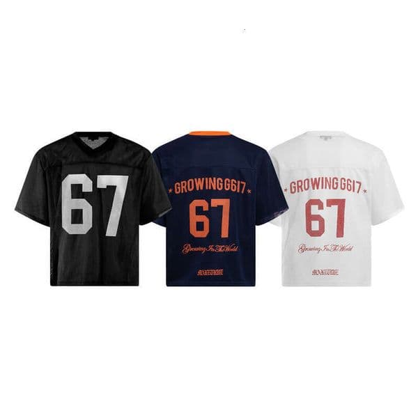Luxury Tees Tops T-shirts Hollow Mesh Digital Print V-Neck Short Sleeve T-Shirt Men Women Summer Trendy Loose Fit Sports Top Brand T Shirts