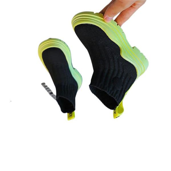 New Style Children039s Sports Shoes Fashion Hightop Boots Elastic Fabric Kids Boys Girls Casual Sneakers Toddler baby Chaussur