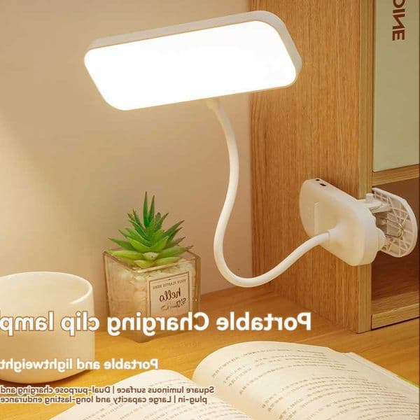 dimmable LED desk lamp A with adjustable color temperature and bendable lamp tube - touch reading lamp with lampshade 800 mAh b M260613