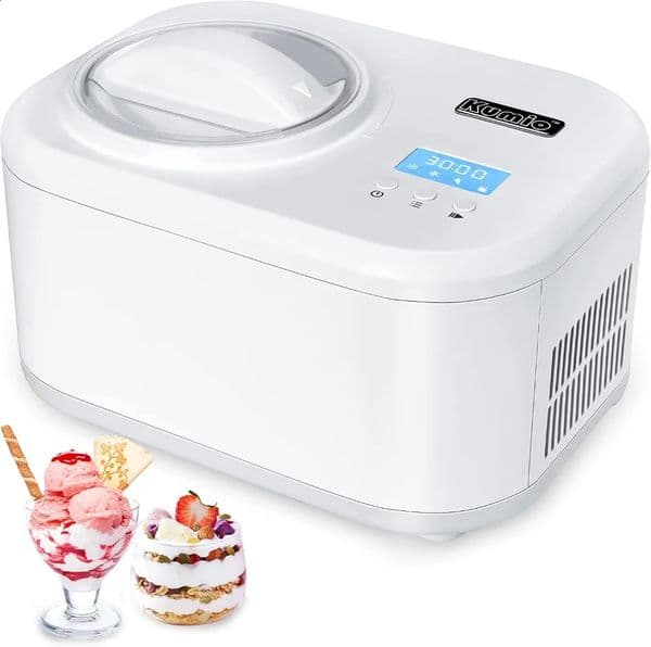 12Quart Automatic Ice Cream Maker with Compressor No Prefreezing 4 Modes Frozen Yogurt Machine LCD Display Timer 240810