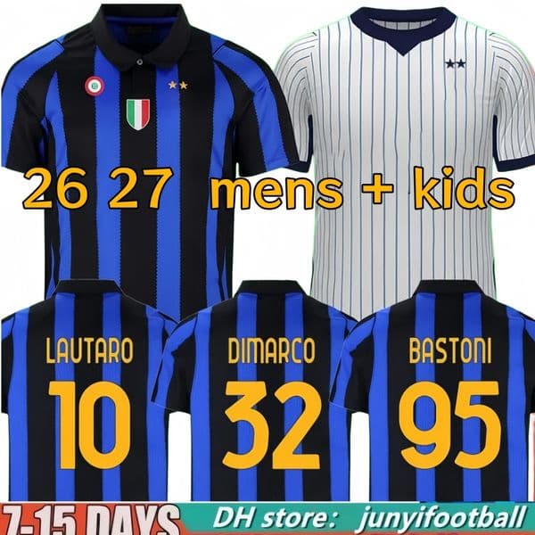inter milanjersey 26 27 BASTONI DIMARCO soccer jersey ROSSI BARELLA THURAM LAUTARO Inter 2026 MILANS football shirt kid Kits Maglia