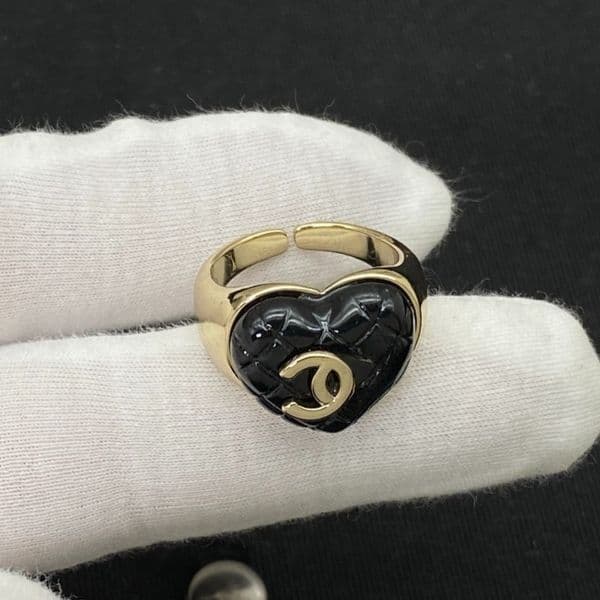 Designer Ring Band Letter Ring Fashion Flower Pearl Open Rings Luxury 18K Gold Plated Jewelry Wedding One Size