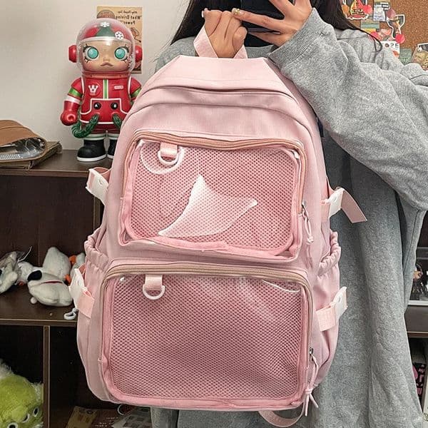 Japanese Style Transparent Ita Bag for Girls Comic Cons Large Capacity Women Backpack Fashion School Bags College Student JK 260615