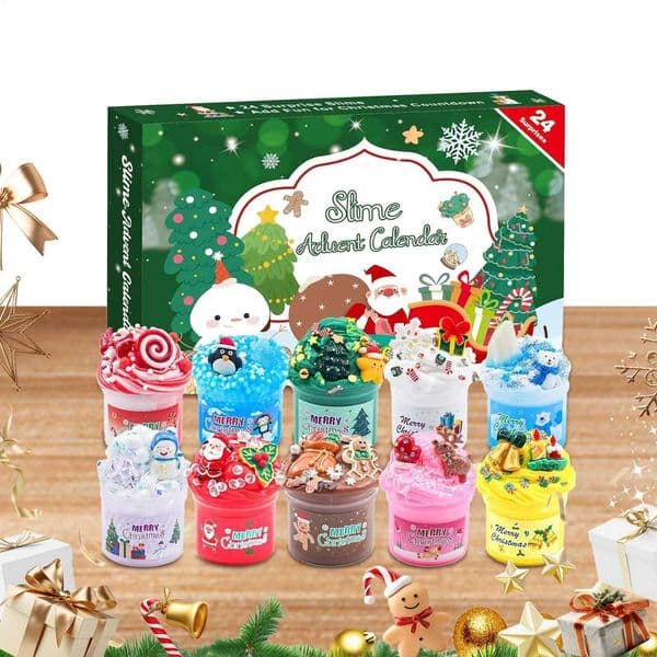 24 Days Advent Calendar Christmas Advent Fidget Toy Christmas Countdown Calendar Funny Stocking Stuffers Christmas Supply L260612SCFZ