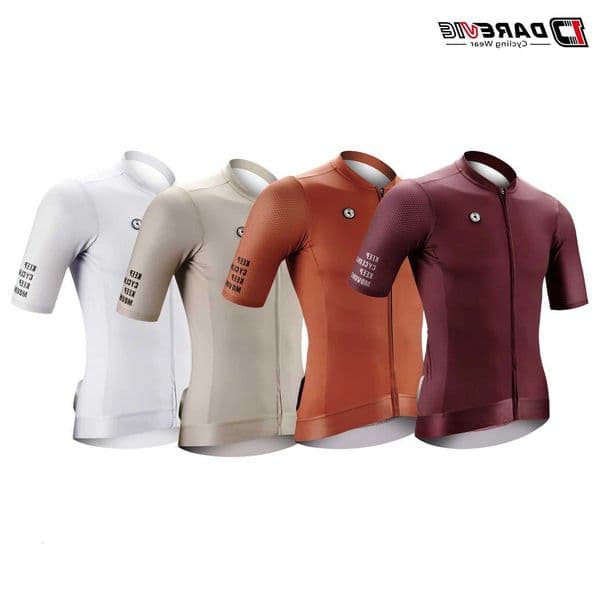 Fashion Jersey DAREVIE Women Cycling Cycling Jersey SPF 50 Man Bike Jersey High Quality Soft Breathable Cycling Shirt MTB Road M260616