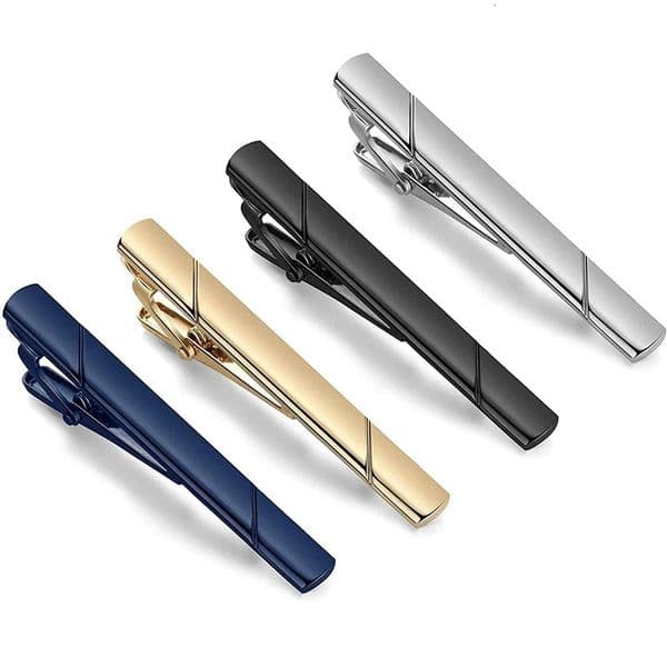 Man Classic 14K Copper Tie Clip Simplicity Suit Tie Clip Lapel Jewelry Collar Accessories for BusinessWeddingMeeting260611