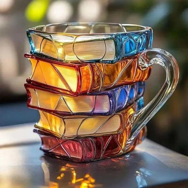 Luxury Designer Decor Library Book Cappuccino Office Water Breakfast Milk Tea Coffee Creative Cup Kitchen room Mug Decoration For Home 1 42