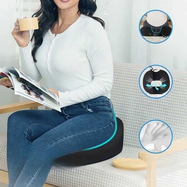 Donut Pillow Coccyx Seat Cushionfor Prostate Sciatica Pelvic Floor Office Chair Cushion Car SeatCushion Back Pads C260616