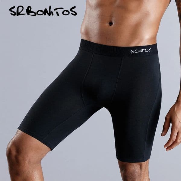 Long Men Boxer Underwear Men Underware Boxer Shorts Mens Cotton Long Leg Boxers Underpants for Quality Sexy Pouch Panties 260616