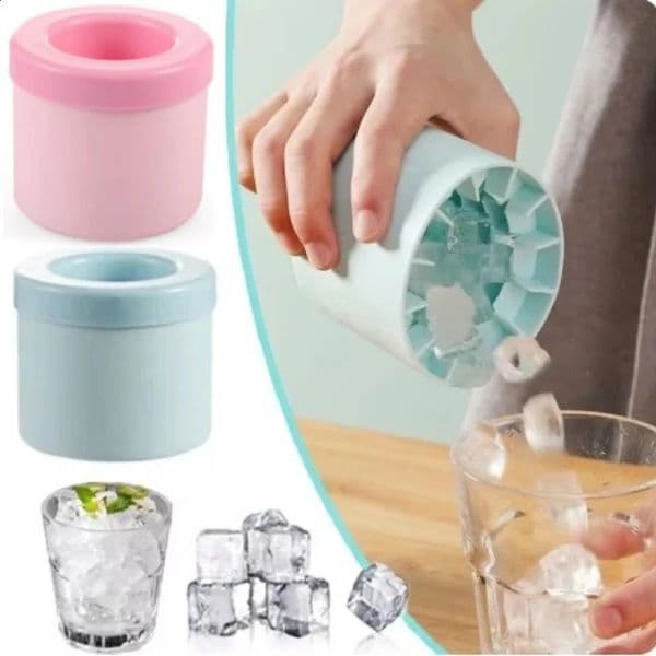 2PCS DIY Silicone Round Ice Cube Mold Ice Bucket Homemade Refrigerator Freeze Ice Maker Creative Ice Cube Mold Barware Tools 260616