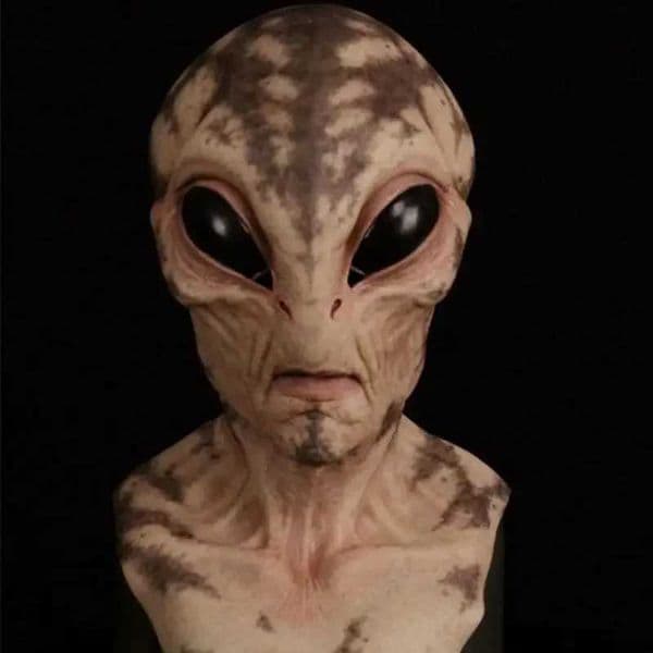 Latex Alien Headcover Masks UFO Movie Acting Costume Masques Props Holiday Children Toy Alien Mask Halloween Alien Cosplay Masks C260616