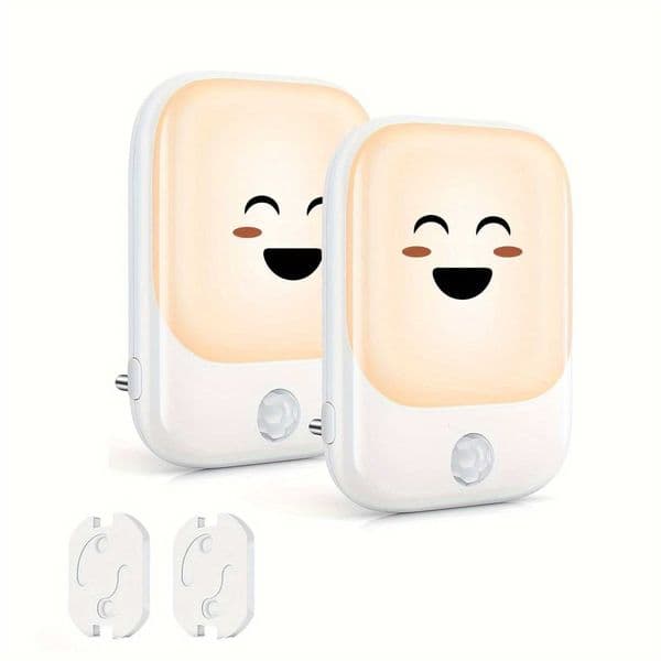 Warm Plug Light In Night White LED Night Light With Smart Dusk To Dawn Sensor For Bedroom Bathroom Hallway Stairs M260616