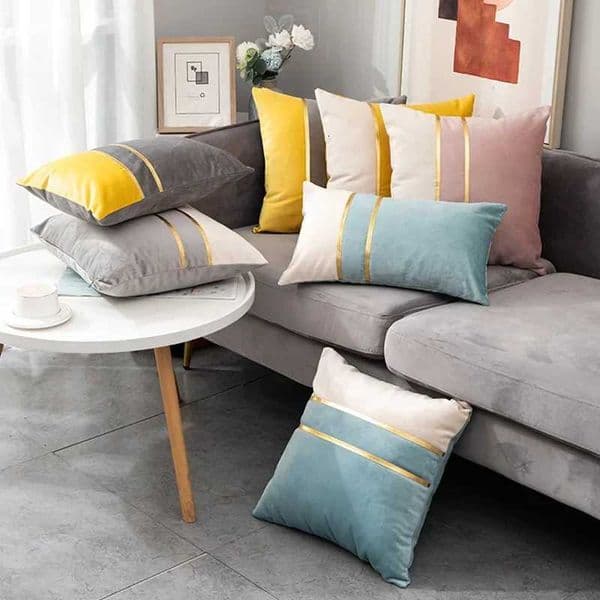 Cover Nordic Cushion Color ing Dutch Velvet Throw low Case Sofa Cushion Waist Cover He Decorative lowcase 30x50cm J260616