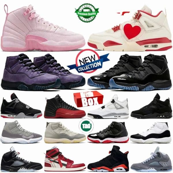 with Box 4s 5s 11s Basketball Shoes Wolf Grey Sier White Metallic Black Cat Toro Brick After Brick Gamma University Blue Unisex Outdoor Sports Sneak m7vS#