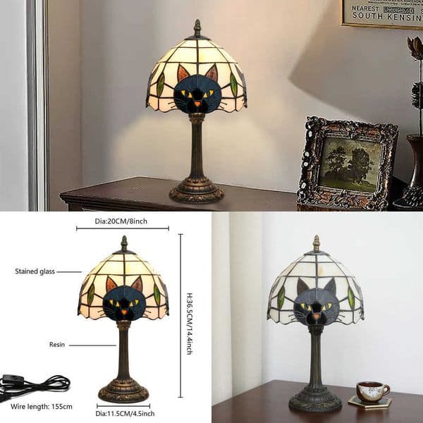 for Black Cat Table Lamp Bedroom Nightstand DecorAnimal Nursery Bedside Lamp for Kid Study RoomCute Desk Lamp for Girl Room L260616