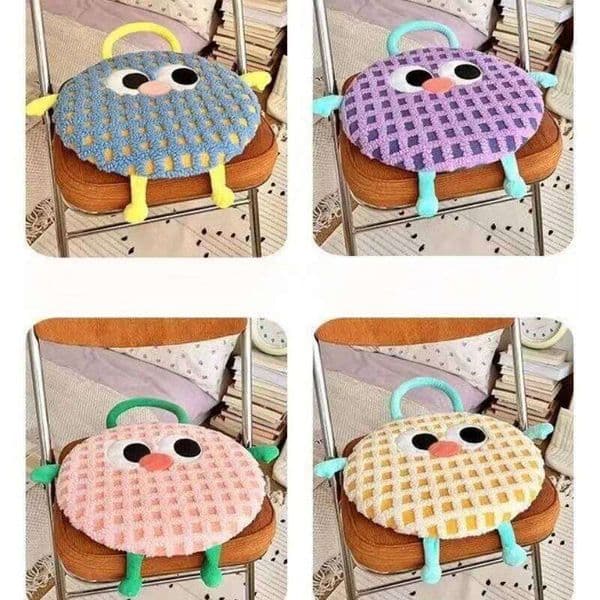 Colorful Circular Memory Sponge Office Use, Pain Relieving Hip Pad for Long Sitting, Student Chair Seat Cushion