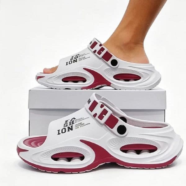 Men's Adjustable Strap Slides Casual Thick-Soled Sport Sandals for Daily Wear