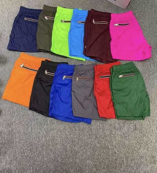 Mens Shorts Sporty Athletic Style Elastic Drawstring Waist Solid Color Breathable Lightweight Outdoor Running Shorts For Men L26