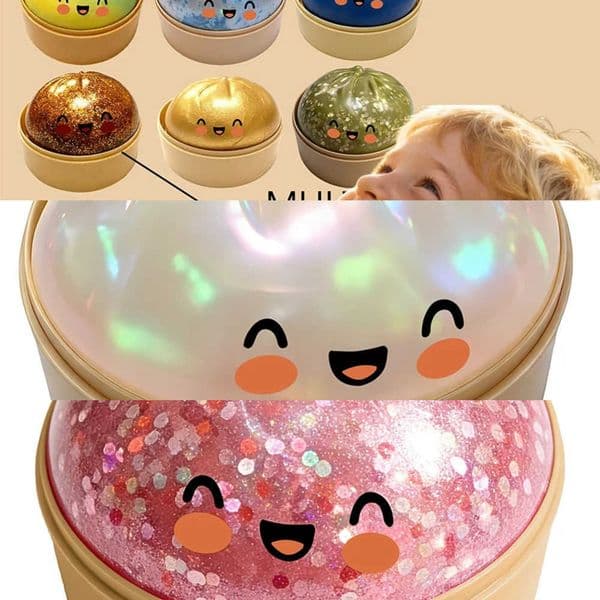 Buns Steamed Hot Pinch Soft Simulation Steamed Bread Desktop Decompression Ornaments Office Relaxation and Pressure Relief Pinch L260617