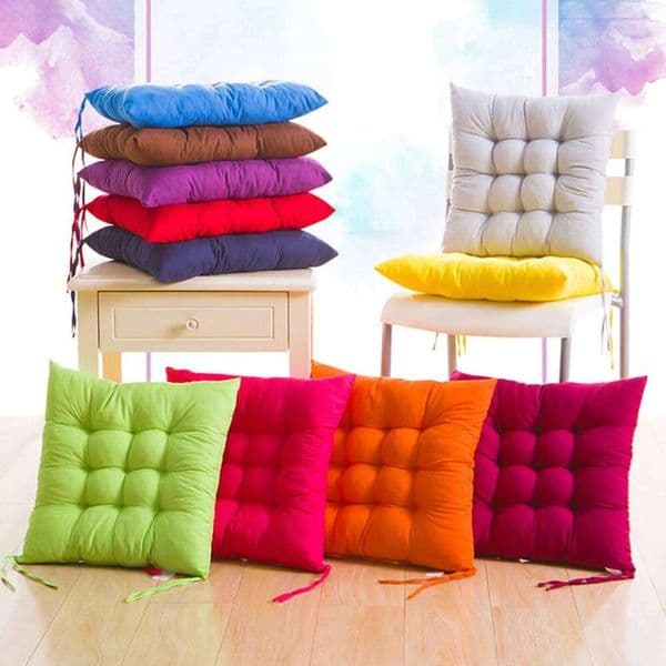 40cm Throw Fixed Rope Non-Slip Nap Pillows Home Office Chair Seat Soft Pad Pillow Sofa Cushion 26Y0617