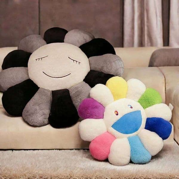 Cozy Creative Smile Rainbow Sunflower Cushion Sofa Decorative Pillow Bedroom Back Plush Accessories Gift 26Y0617